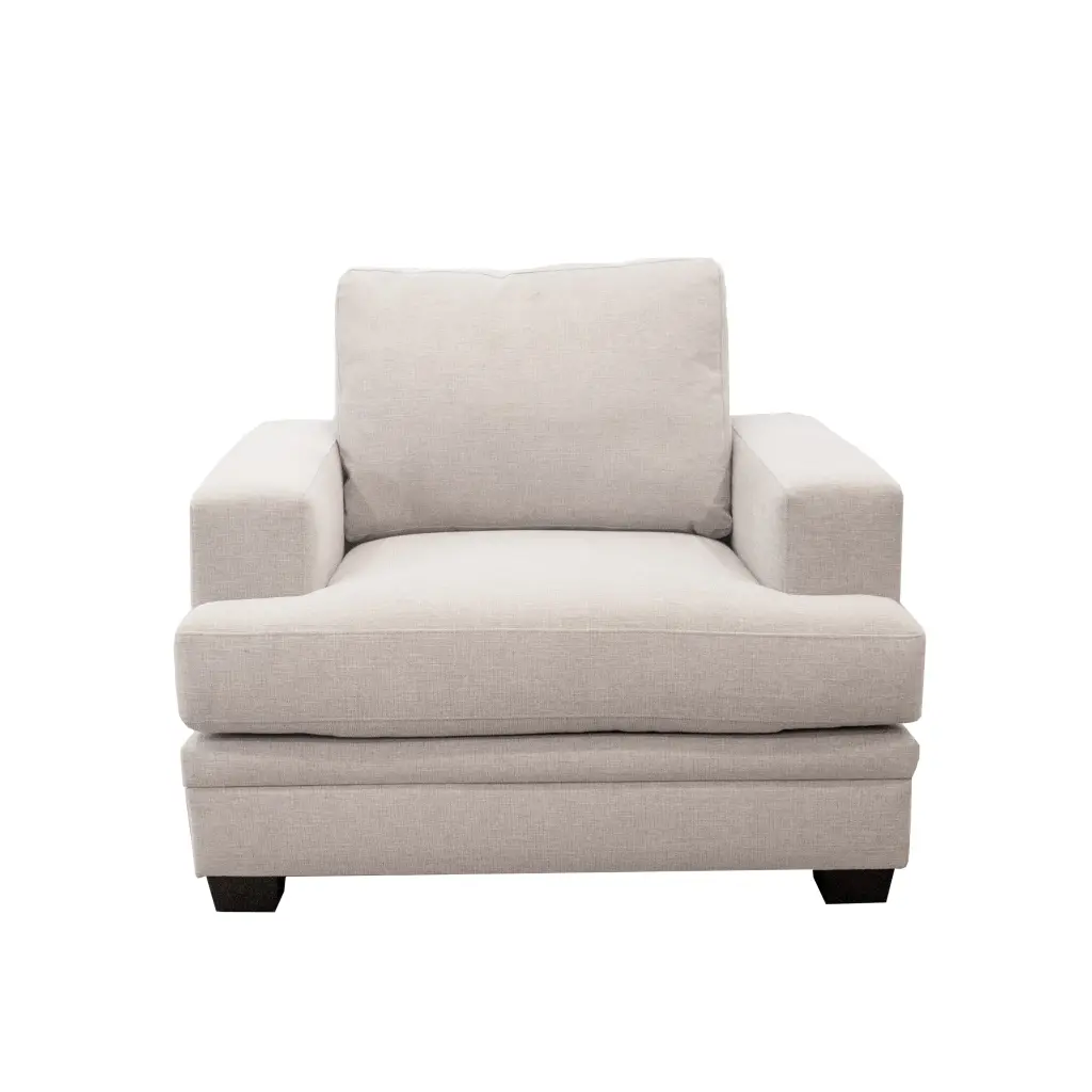 Scottsdale Beige Polyester Blend Upholstered Chair Wood Frame american homestead furniture