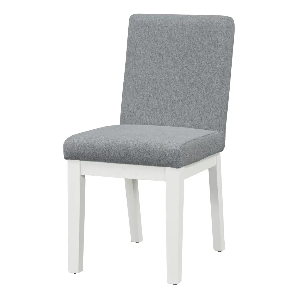 Effortless And Modern 4 Piece Upholstered Chairs White Legs Living Room rnb