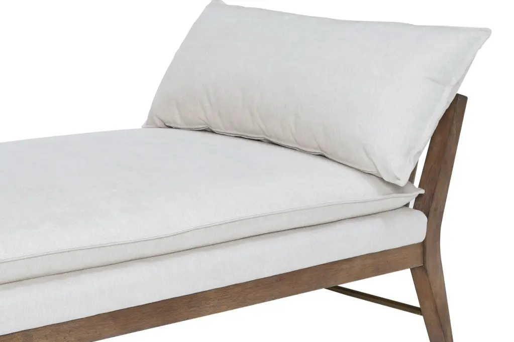 Daybed Leather Straps White Upholstered Modern Living Room Bed ihomefurnishings