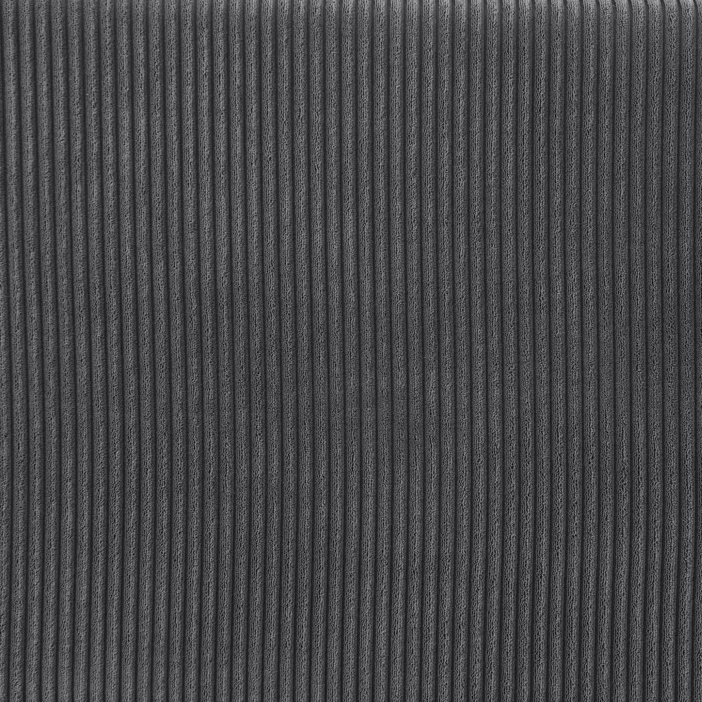 Duke 4 Piece Upholstered Sectional Dark Gray Foam Corduroy cynthia-s furniture