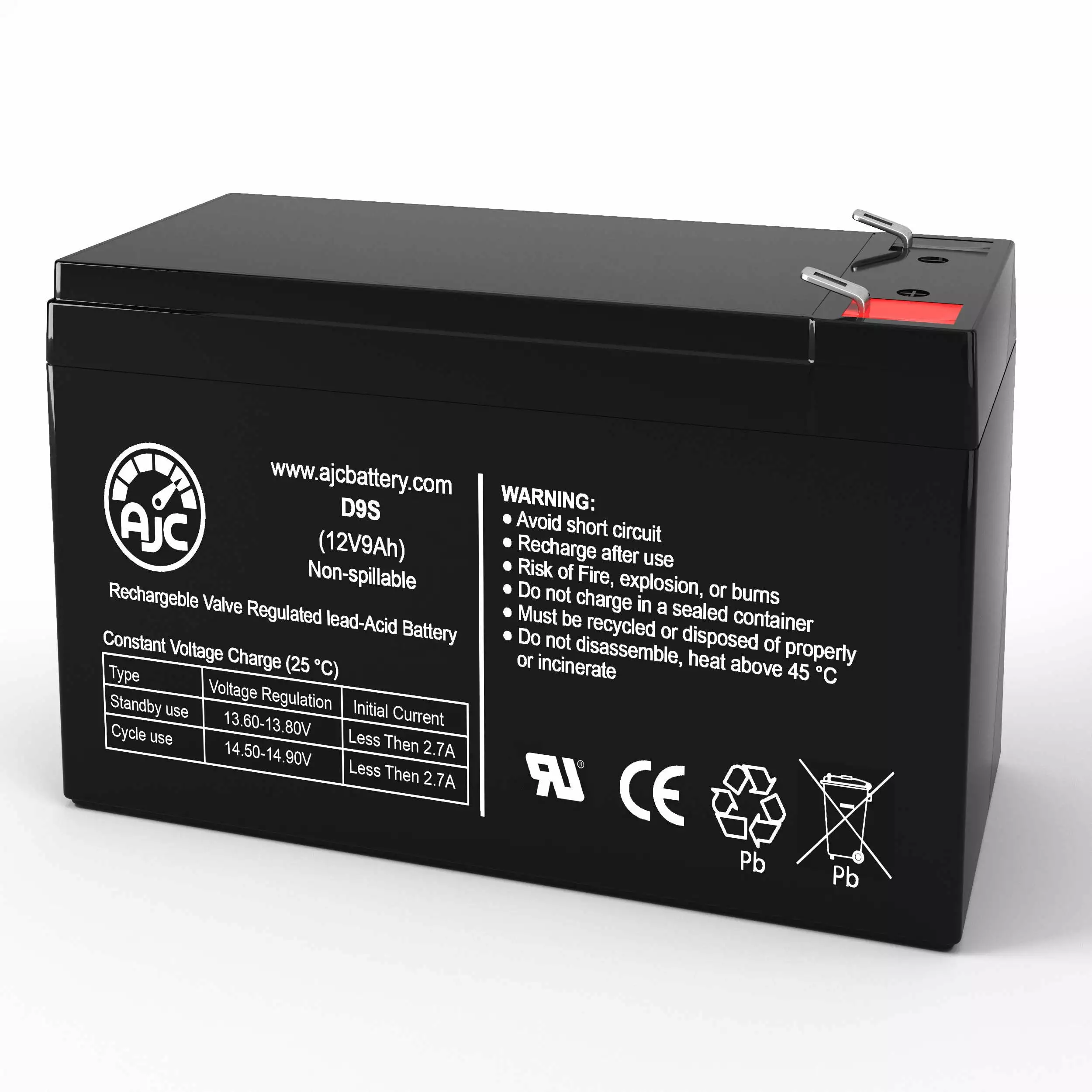 AJC Replacement Battery CyberPower Intelligent LCD 1350VA UPS 12V 9Ah 1216ft