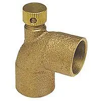 NIBCO 705-D-LF 1/2" C x C Copper-brown Vent Elbow, Forged