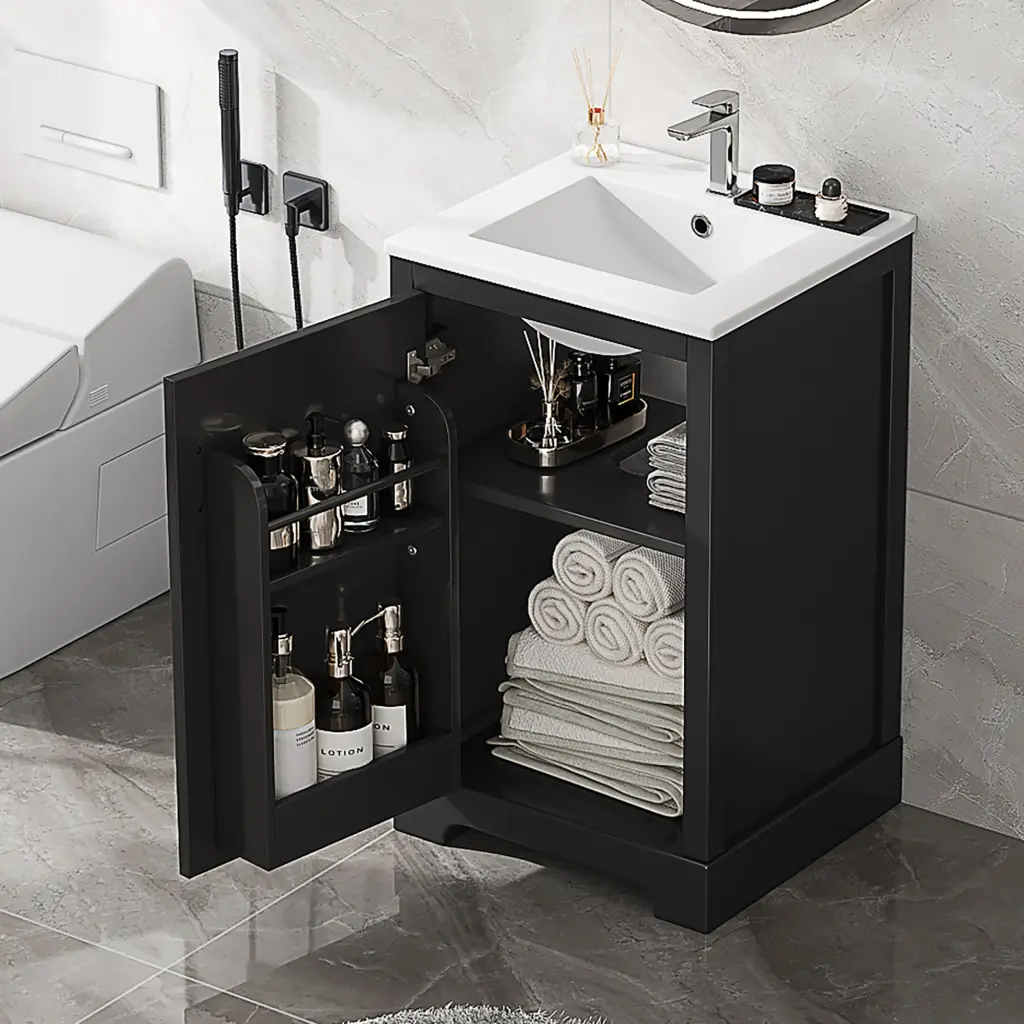 20 Inch Bathroom Vanity Sink and Soft Closing Door Cabinet rnb
