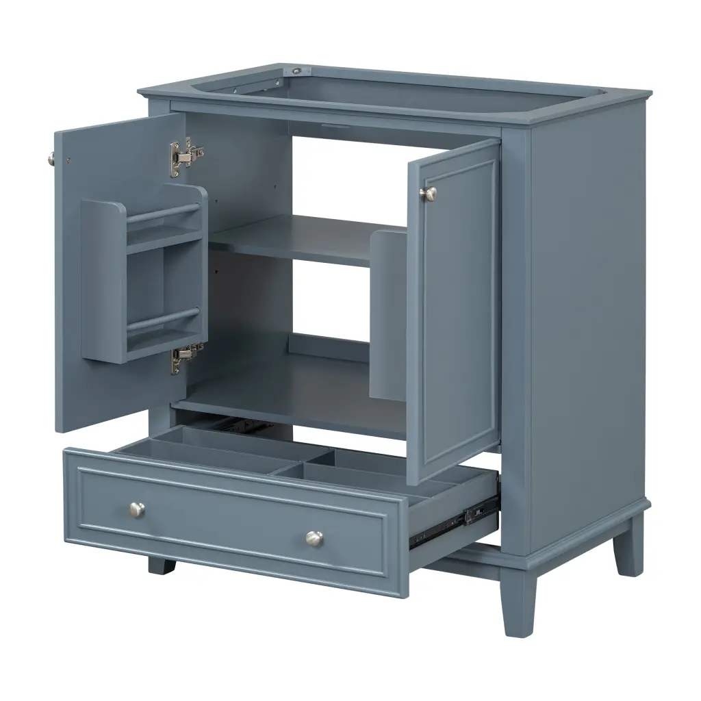 30 Inch Bathroom Vanity Without Sink Multi Practical Storage Base Only rnb