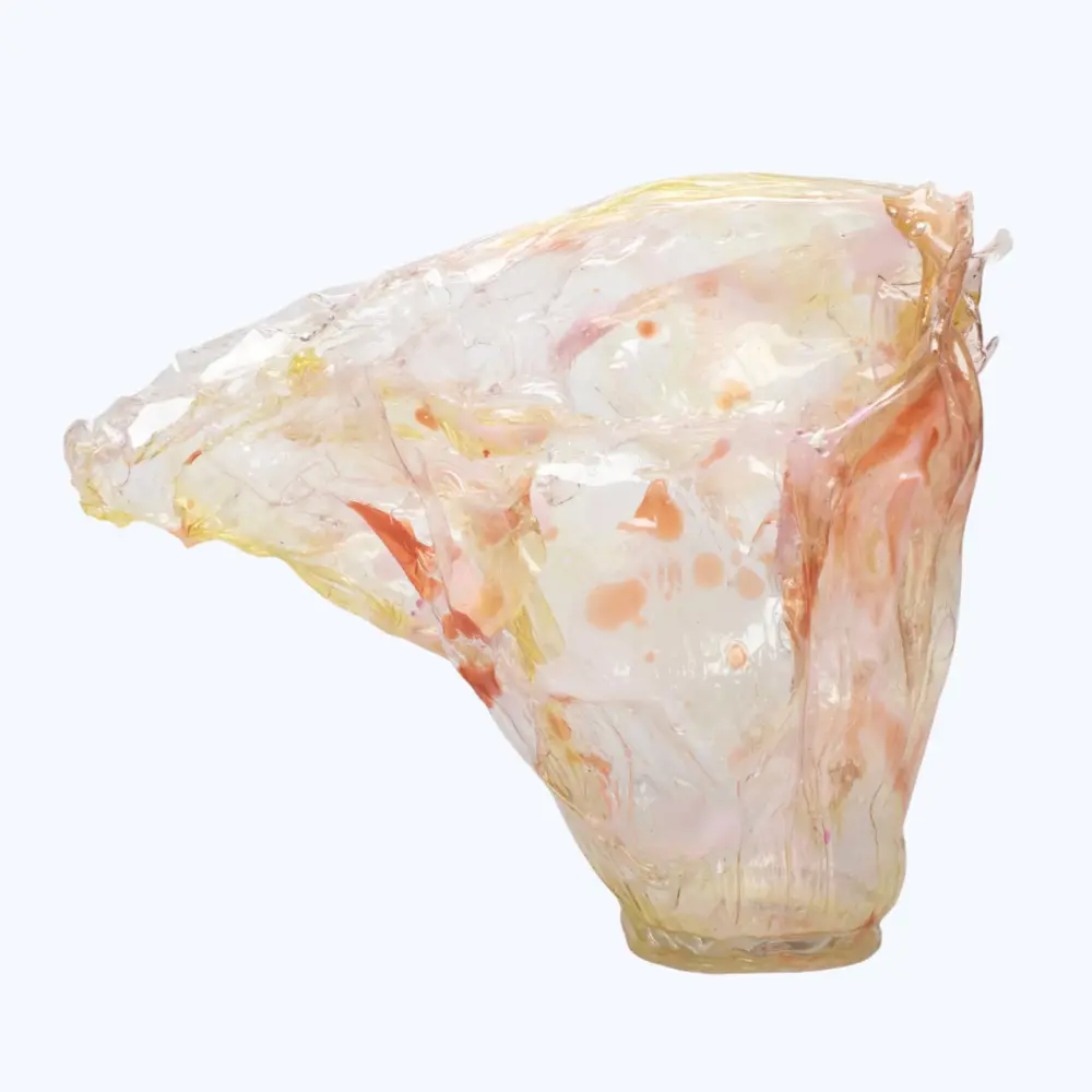 Metallic Ornament See-through Magic Bioplastic Vessel
