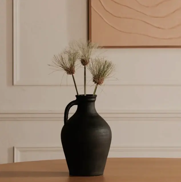Ceramic Floor Lyra Terracotta Vase