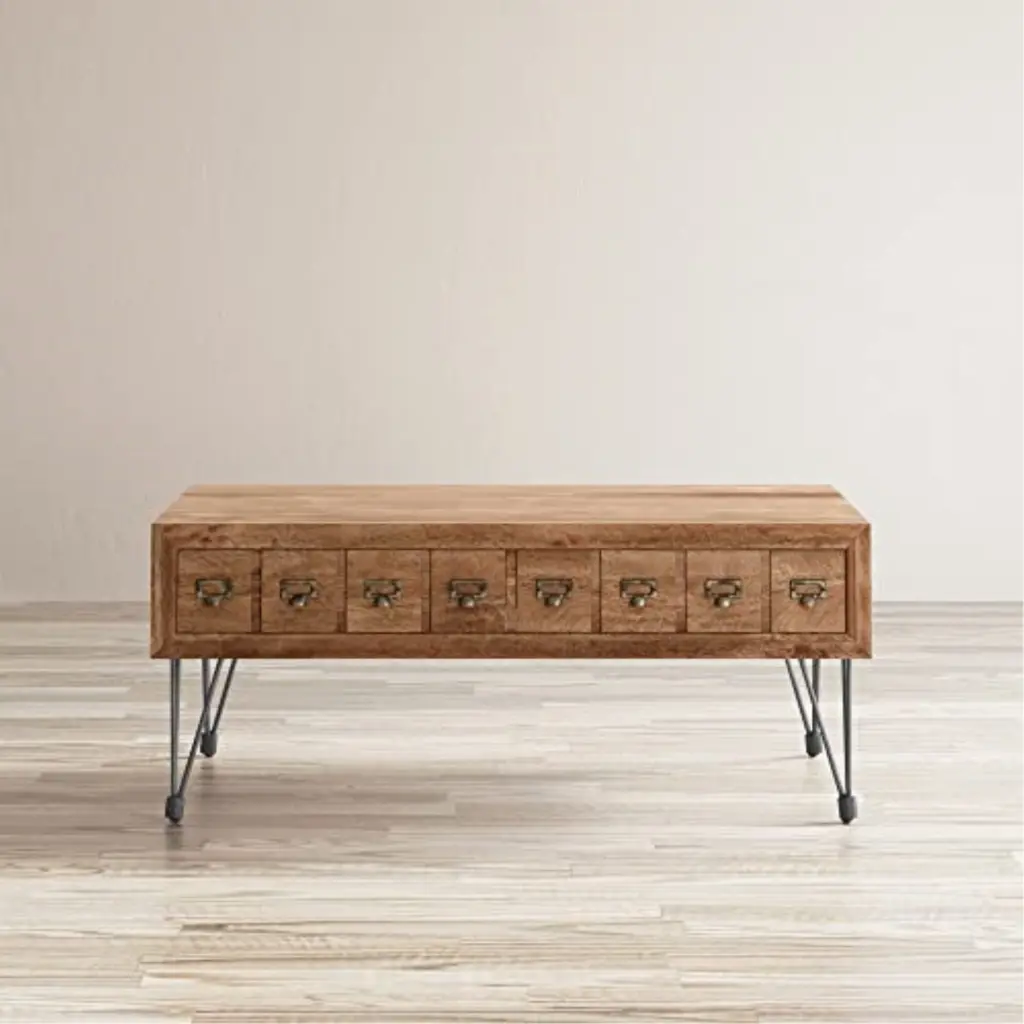 Jofran American Vintage Coffee Table Apothecary Drawers JOFRAN INC.