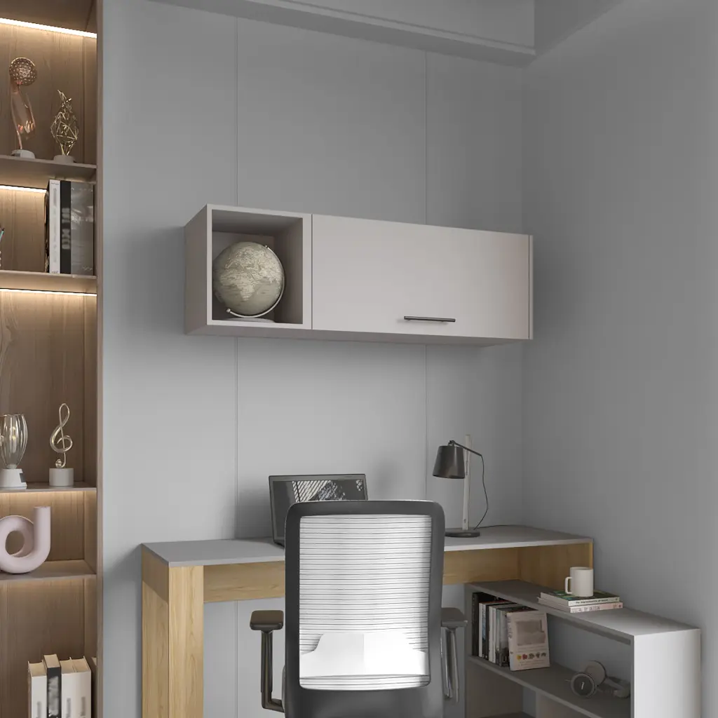 Aster 47 Inch W Wall Cabinet Lift Up Door Cabinet And Open Shelf Free Standing tuhome