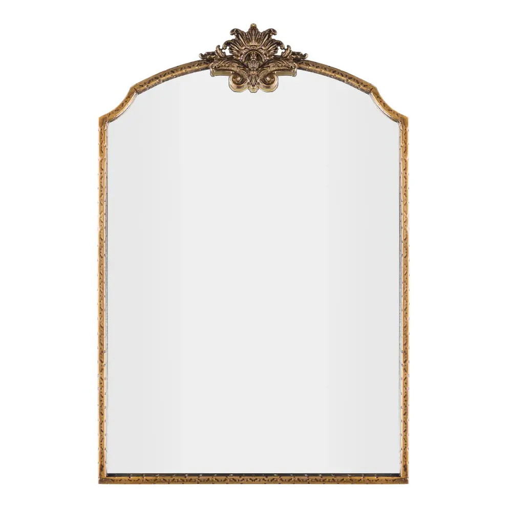 Opulence Old-school Style Metal Flat Decorative Wall Mirror #31002