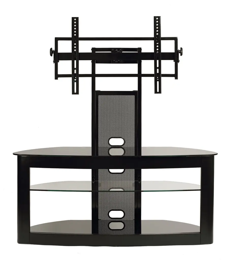 TransDeco TV Stand Mount 35 to 80-Inch OLED LED LCD 4K TV TD600B Modern Media Console Transdeco International