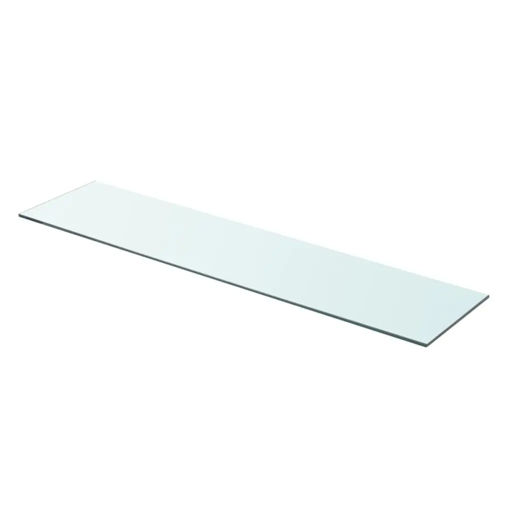 35.4 Inch Clear Glass Shelf Panel Modern Home Decor