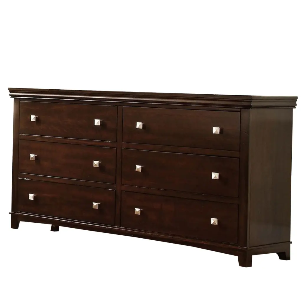 Designer Wooden Gowner Transitional Style Brown Cherry Wardrobe royal hampton