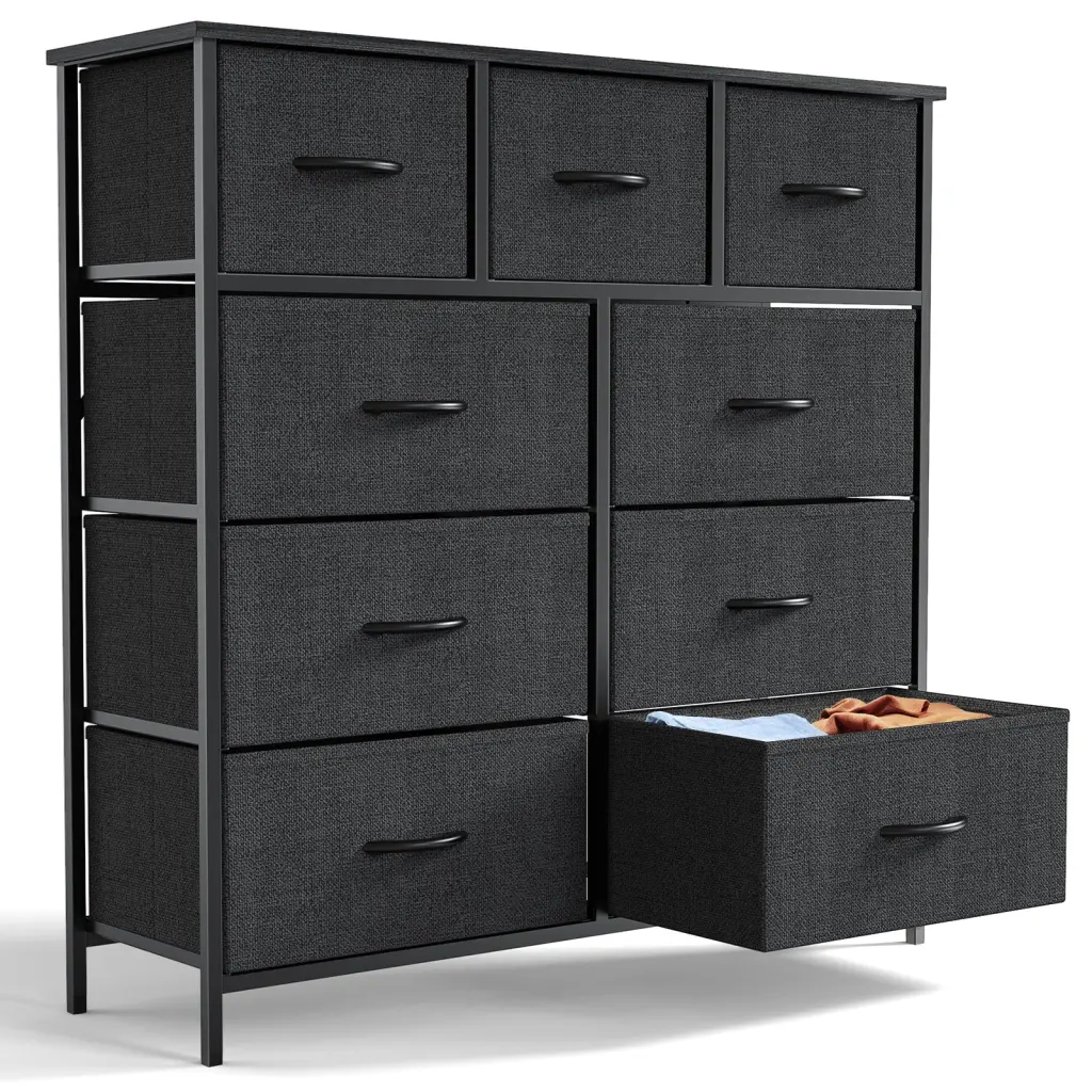 Sweetcrispy 9 Tall Clothes Cabinet Storage Organizer Wood w2201