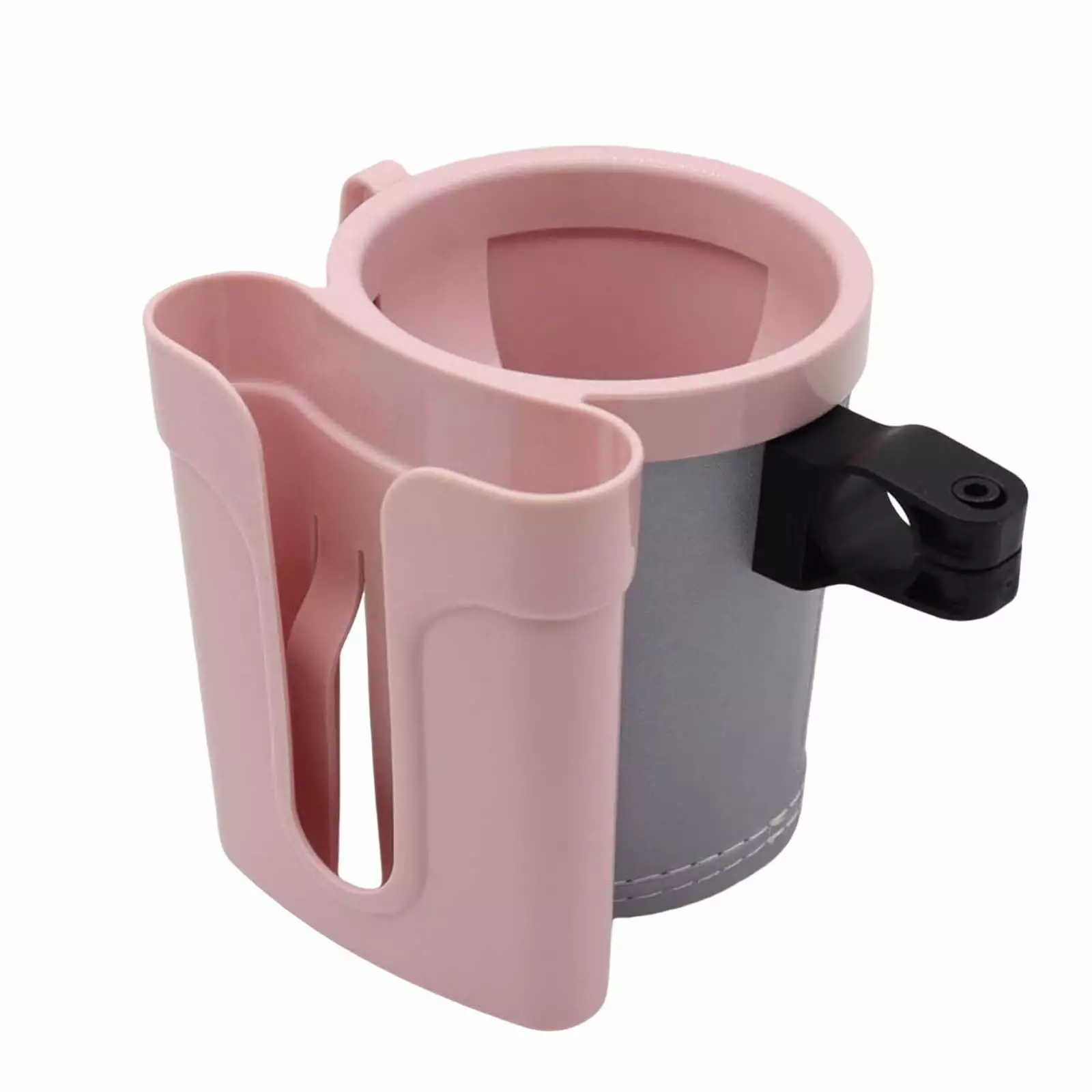 ZiSUGP Universal Bike Cup Holder Mountain Skateboard Electric Motorcycle Water Bottle Holder Gray