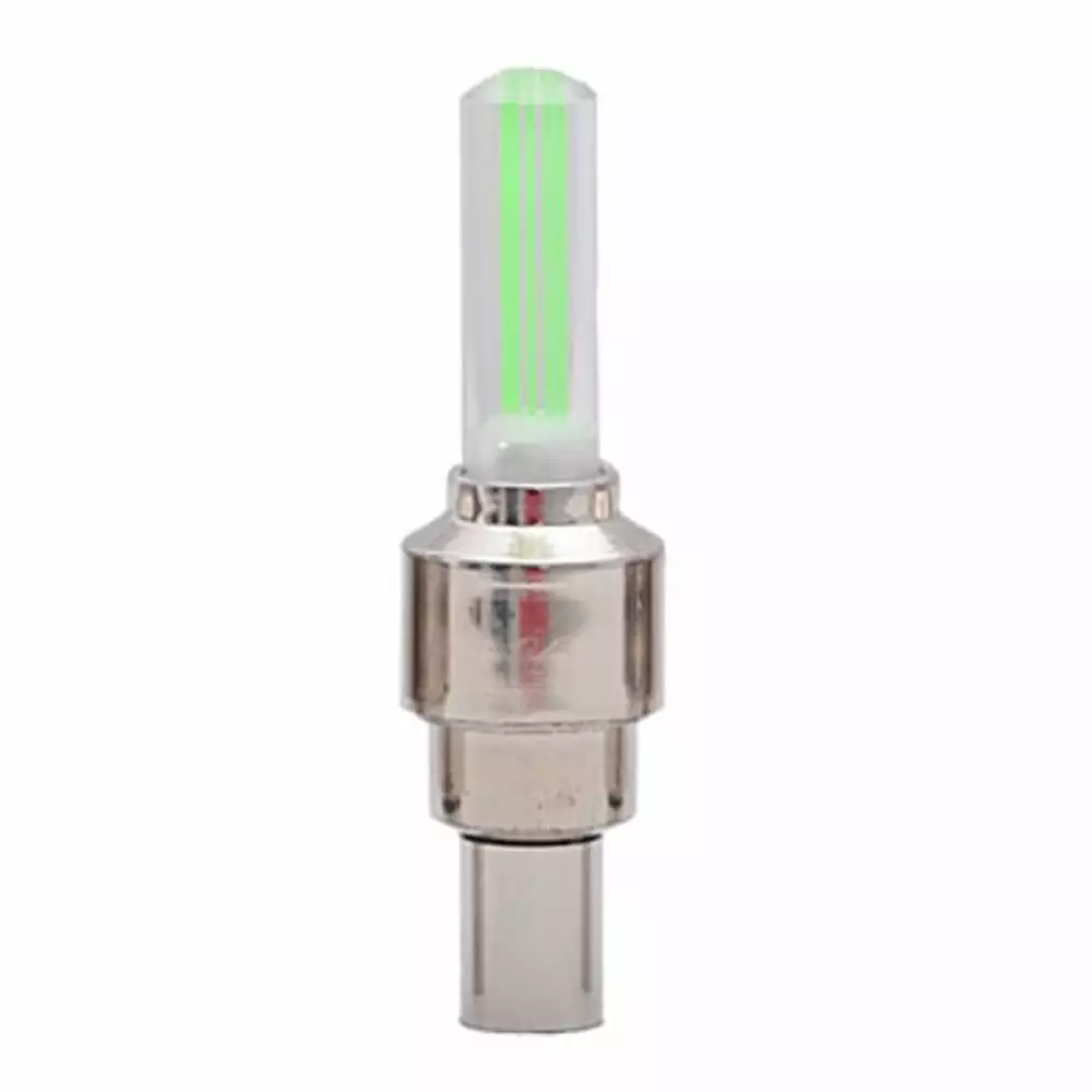 SIfdSeng 18650 Bike Light 2Pcs - LED Wheel Tyre Valve Cap Flash Light Bike Car Motorcycle One