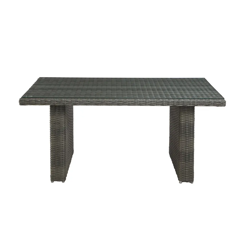 Asti All-Weather Wicker Outdoor 26H Cocktail Table Alaterre