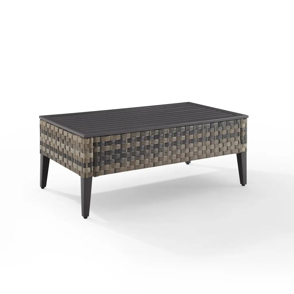 Crosley Prescott Outdoor Wicker Coffee Table Patio or Garden Crosley Furniture