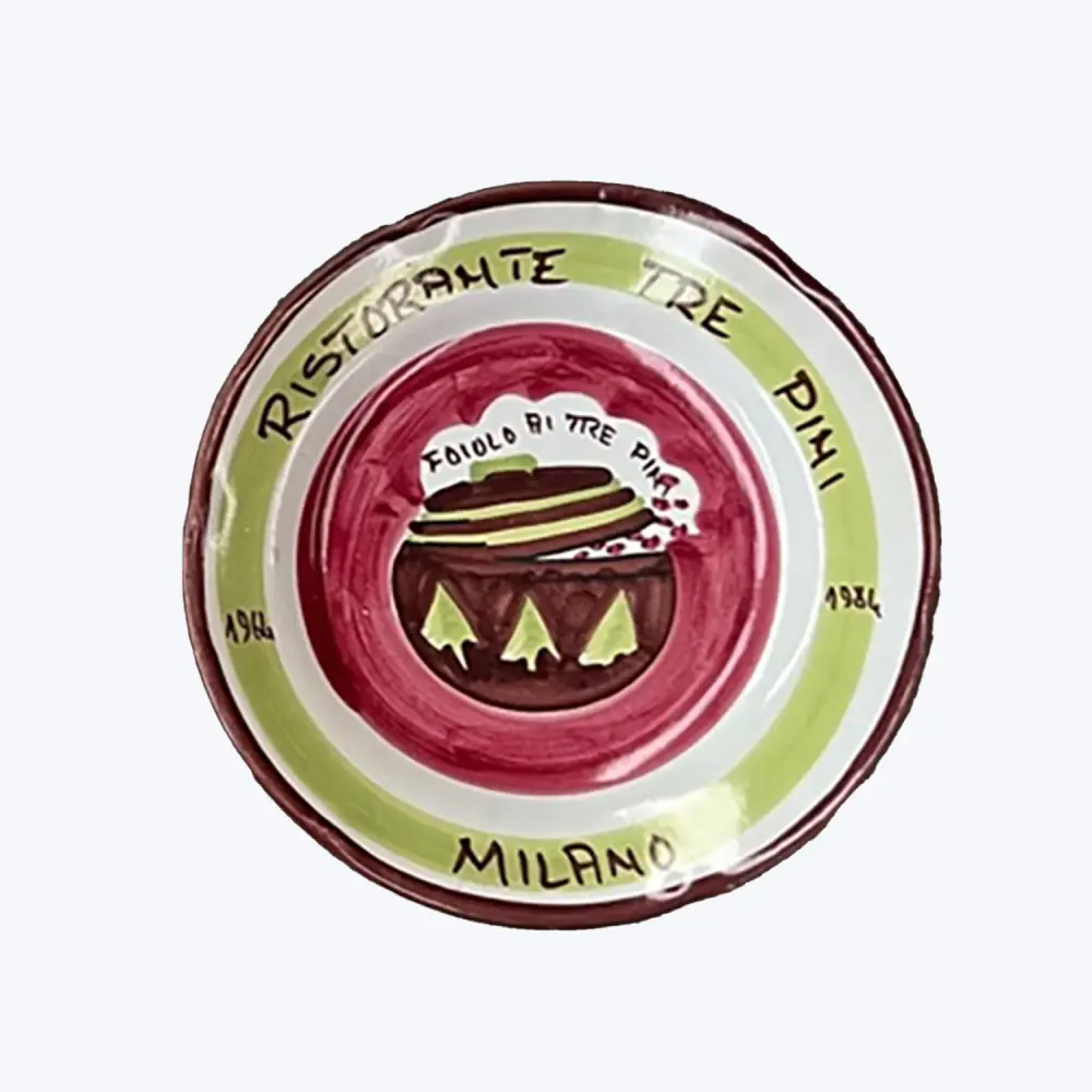 Buon Ricordo Plate, Tre Pini Wine Enthusiasts