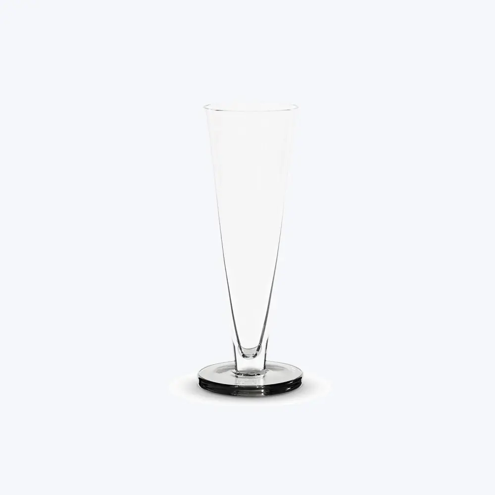 Electric Puck Flute Glass
