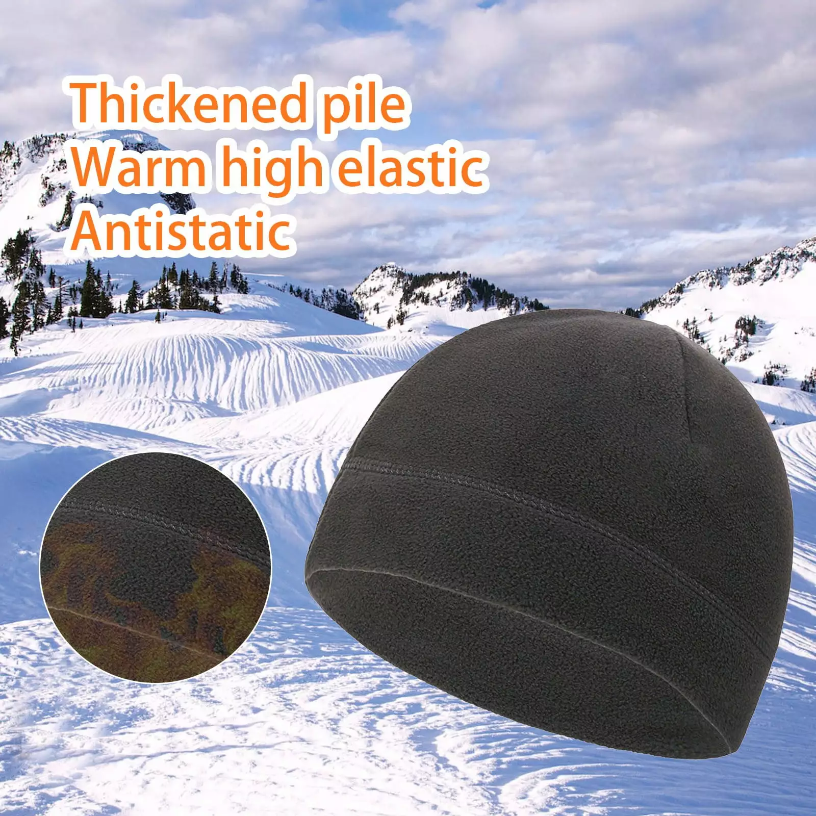 SIfdSeng Men's Winter Warm Hat - Ski Hat Riding, Long Sleeve Shirt, Cold Weather Beanie Outdoor Activities One