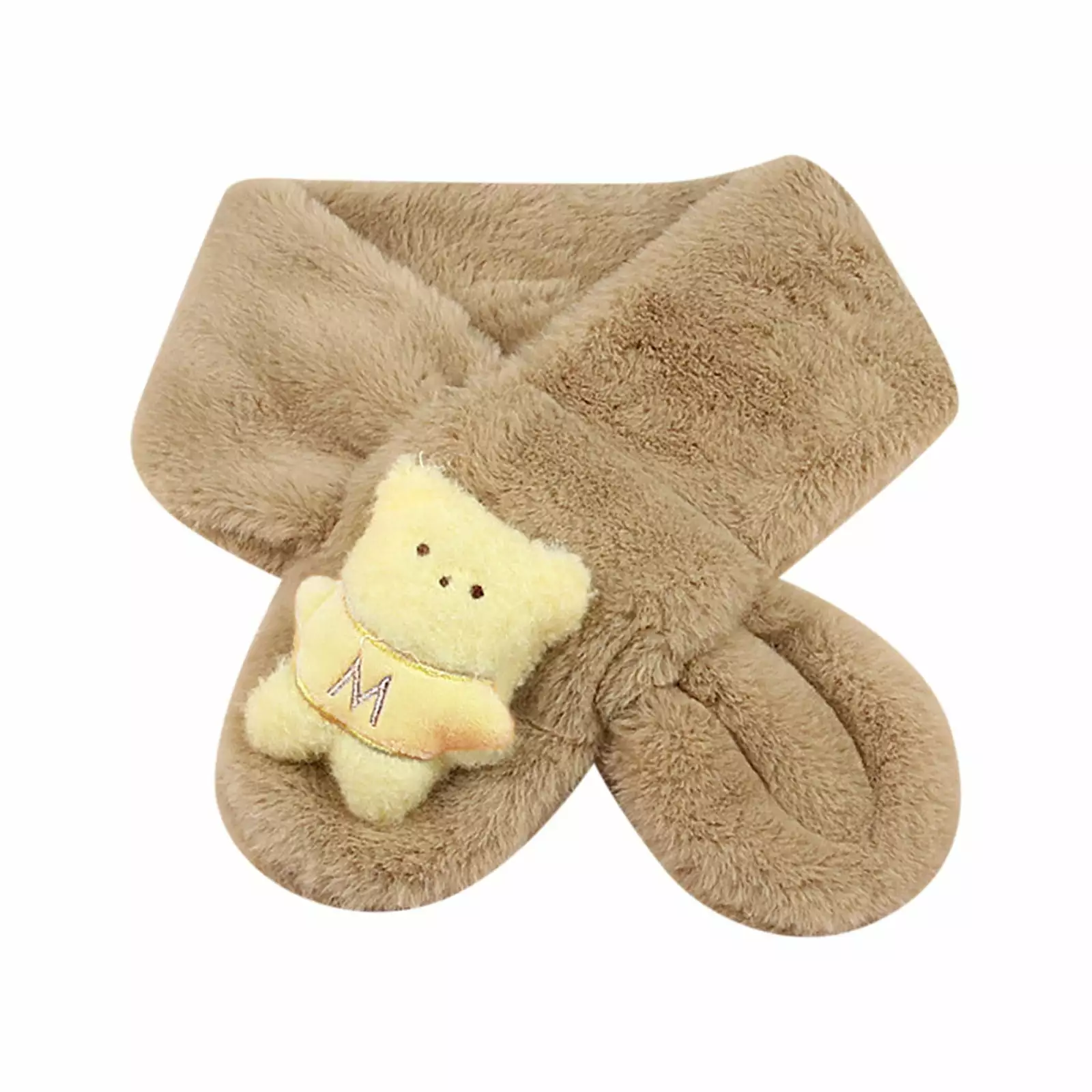 USYFAKGH Womens Winter Hats Cold Children's Scarf New Winter Imitation Rabbit Baby Scarf Cartoon Bear Thickened Warm Boys ...