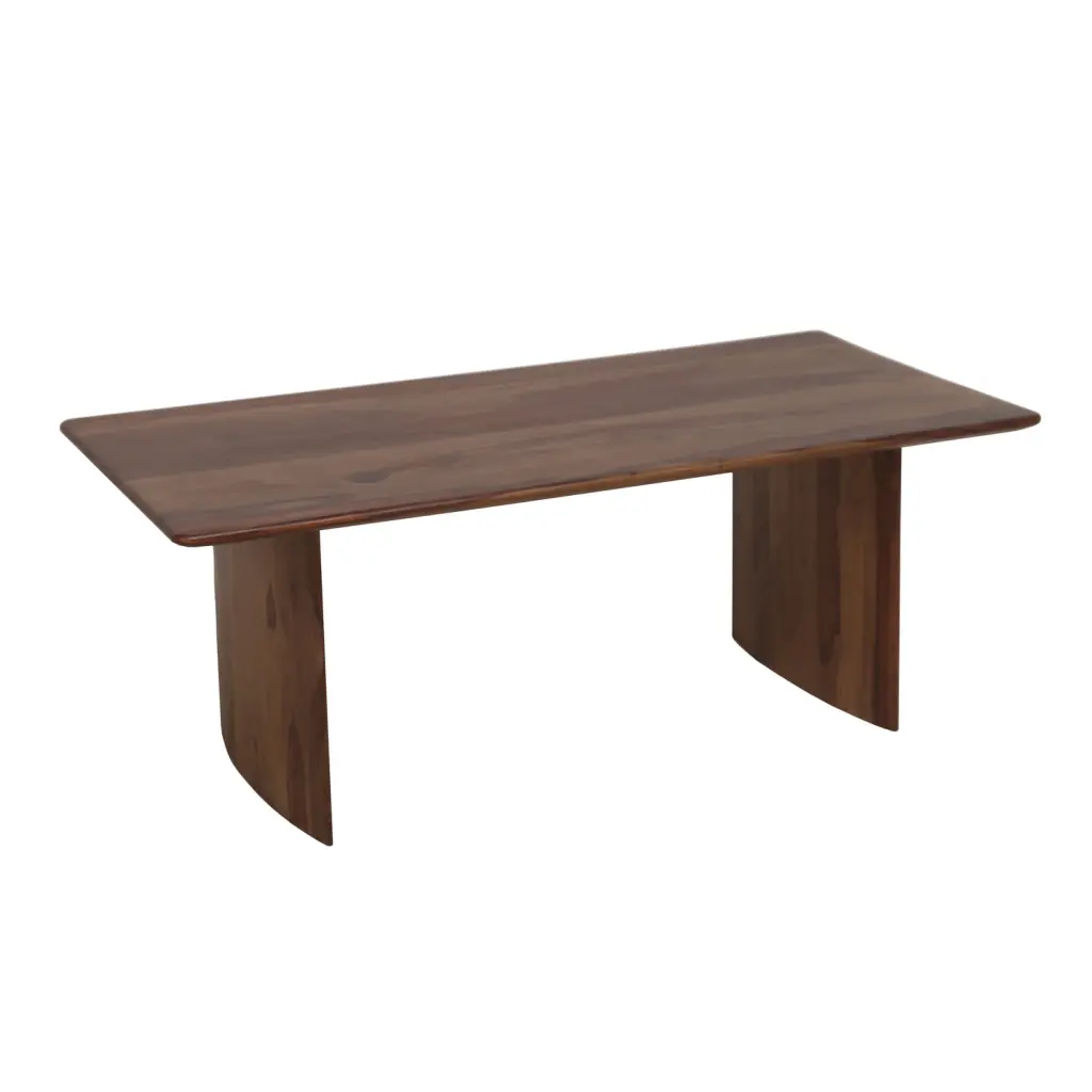 47 Inch Sheesham Wood Coffee Table Natural Finish A&B Home