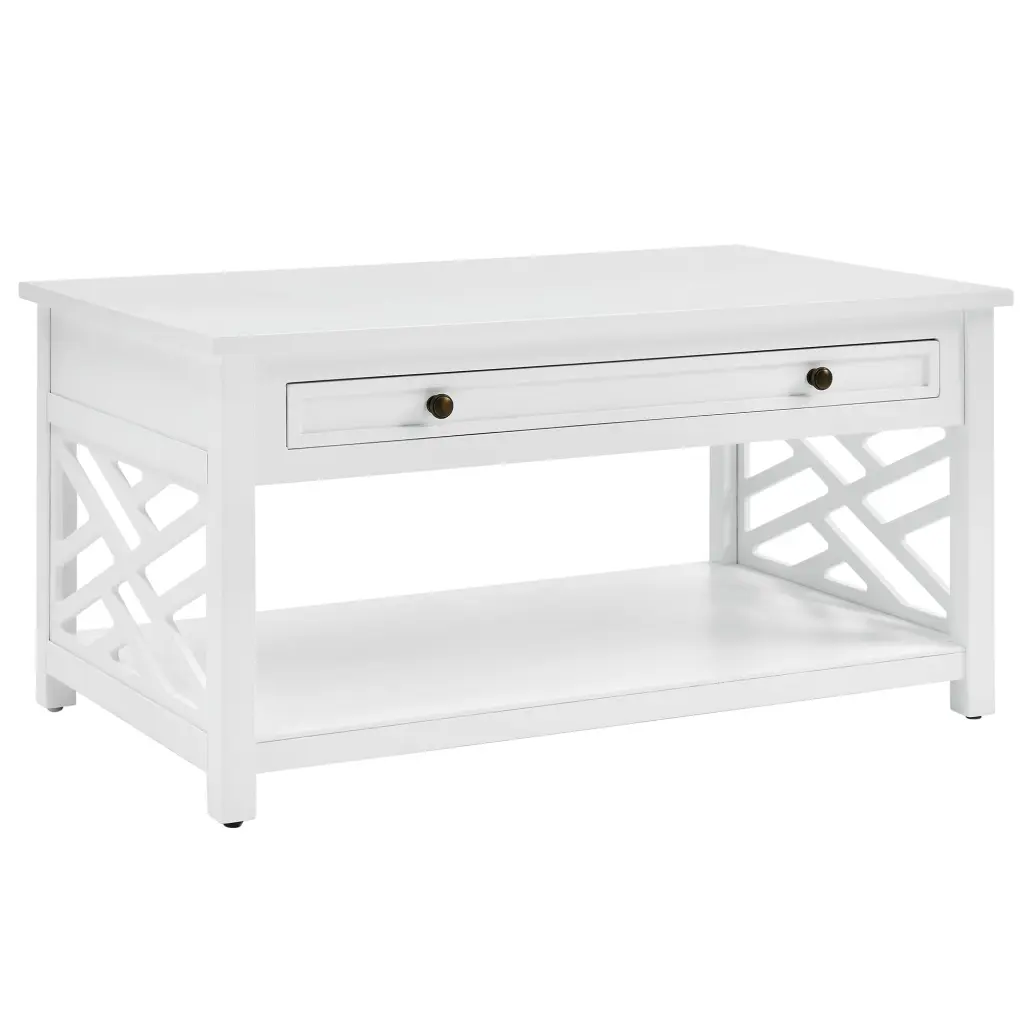 Alaterre Coventry 36W Wood Coffee Table 1-Drawer Living Room