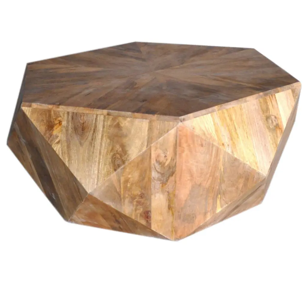 Thorin Solid Wood Coffee Table Durable and Stylish Crestview Collection