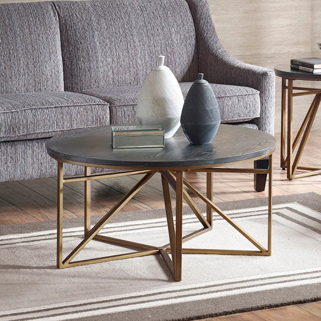 Madison Coffee Table Bronze Solid Wood Rectangular Living Room Table jla