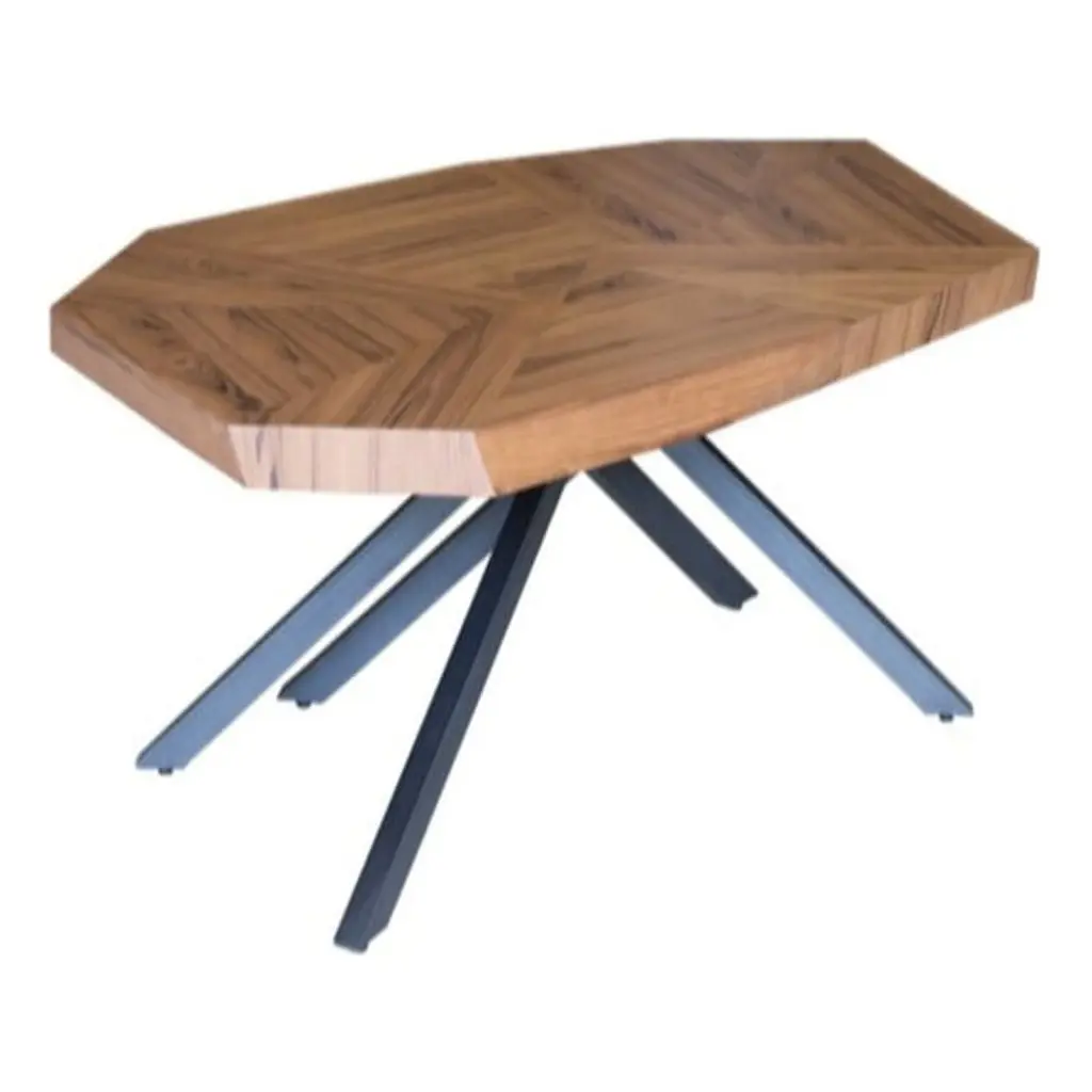 Ello Teak Veneer Coffee Table Mid-Century Modern Living Room Mango Furniture Co Inc