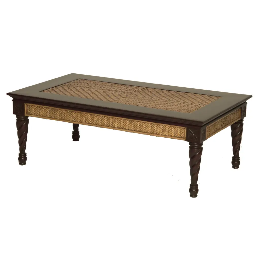 Padma's Plantation Trinidad Wood Coffee Table Natural Antique Padma’s Plantation