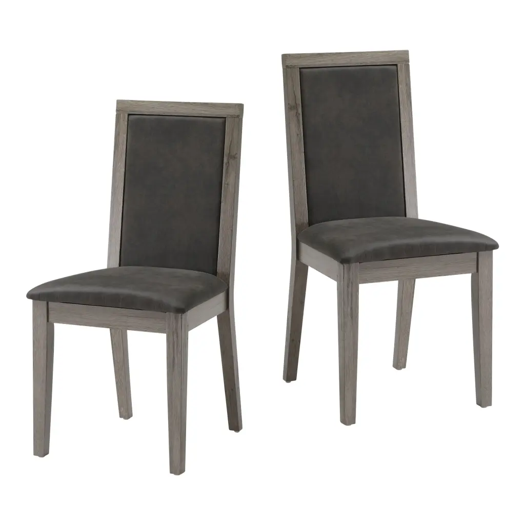 Dining Chairs Set 2 Wood Dining Room Chair MDF Sponge Back Kitchen Chairs justone interior