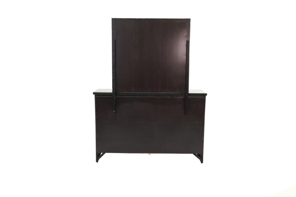 Gray Oak Brown Dresser Multiple Drawers Bedroom Organization poundex