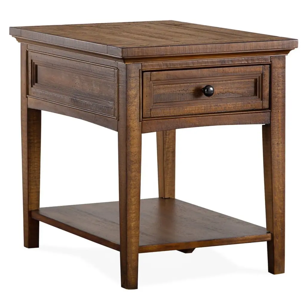 Magnussen T4398 Bay Creek Rectangular End Table Wooden Side Table Magnussen Home