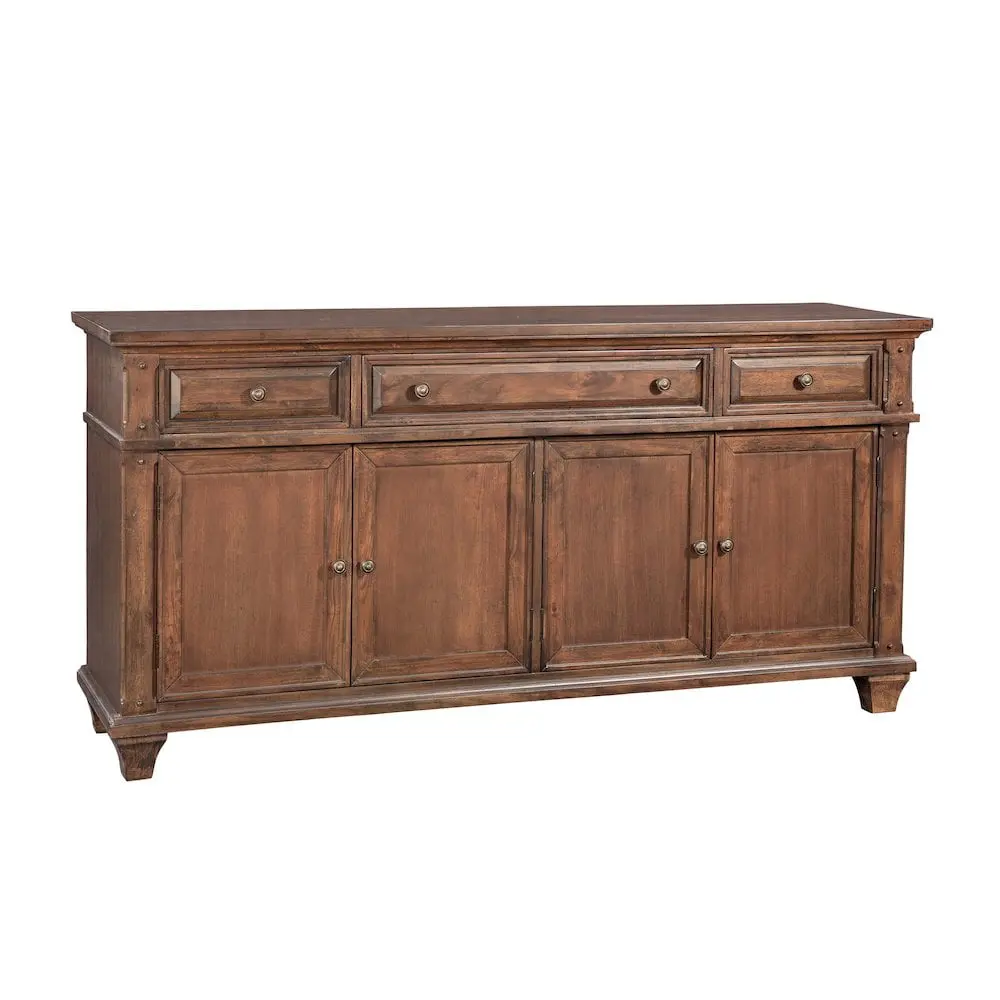 American Woodcrafters Sedona Cherry 72-inch Wood TV Console Cherry Finish
