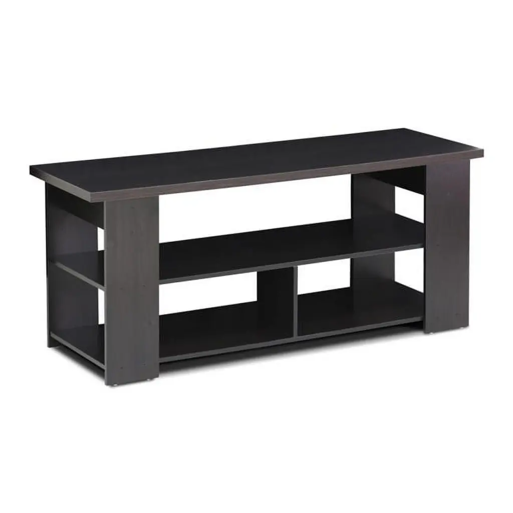 50 Inch Jaya TV Stand Espresso Finish Living Room BetterBattery