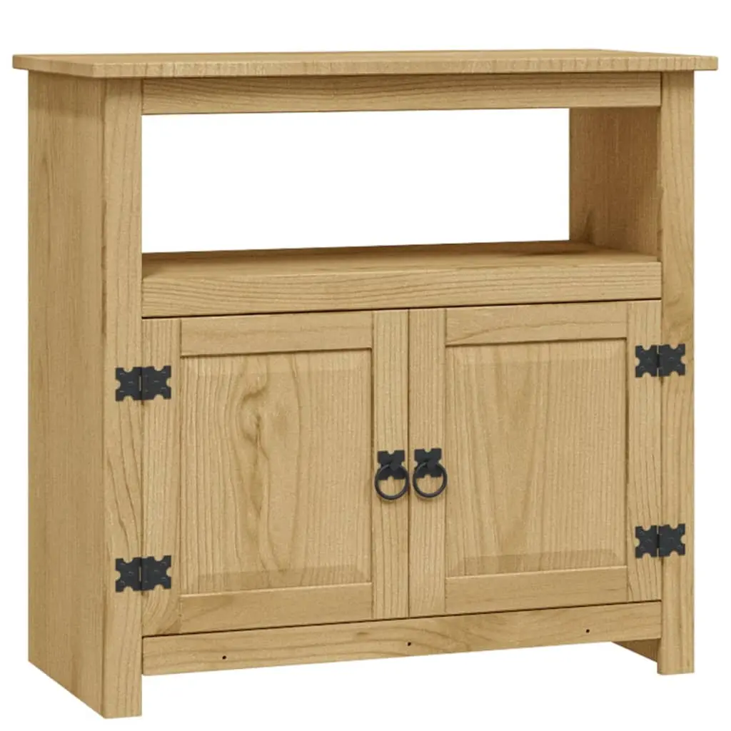 vidaXL TV Cabinet Mexican Pine Corona Range 31.5x16.9x30.7 Inches
