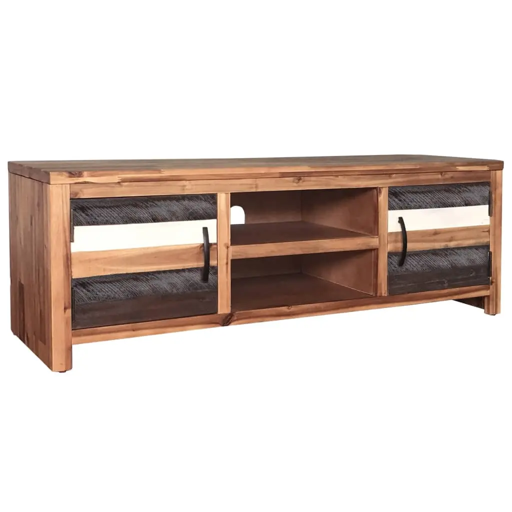 vidaXL Solid Wood Acacia TV Stand 47.2x13.8x15.7 Entertainment Center