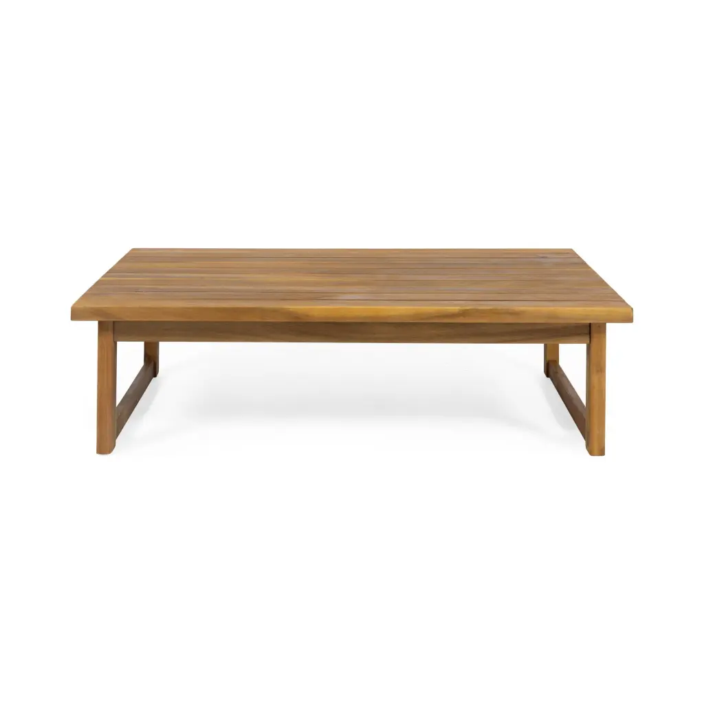 Christopher Knight Home Nova Outdoor Acacia Wood Coffee Table 41.75x26 Inches