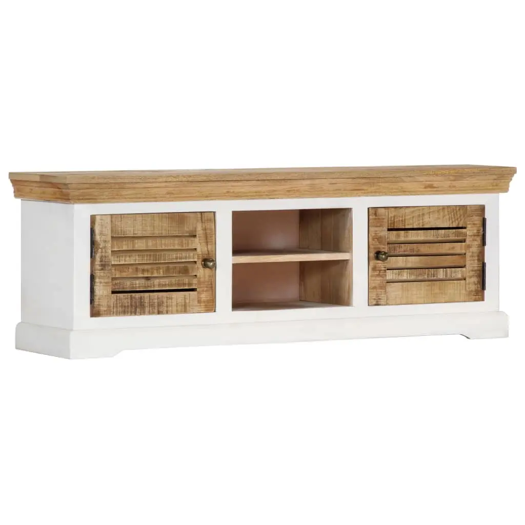 vidaXL TV Stand 46.5x11.8x15.7 Solid Wood Mango