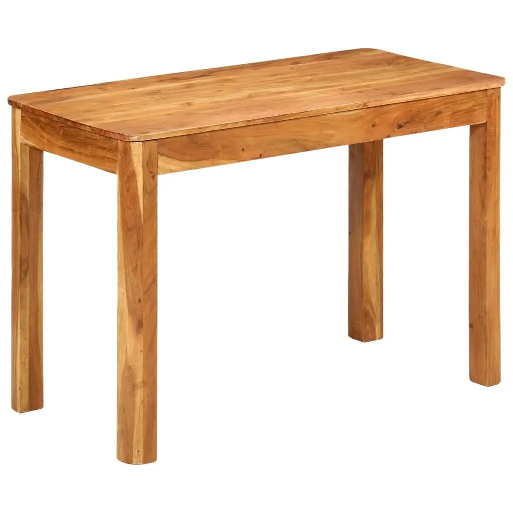 Dining Table 43.3x21.7x29.9 Inches Solid Wood Acacia Kitchen Dining Table