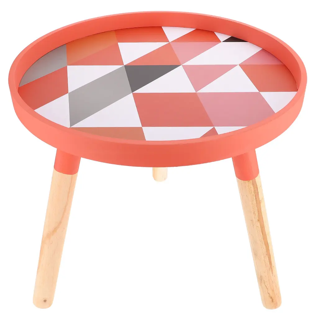 Kelingqi Decorative Wooden Side Table Mini Tea Table Bedroom Side Table Minimalist Table