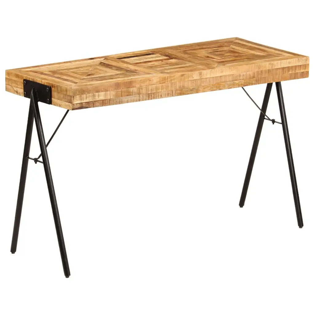 46.5x19.7x29.5 Inch Solid Mango Wood Writing Table