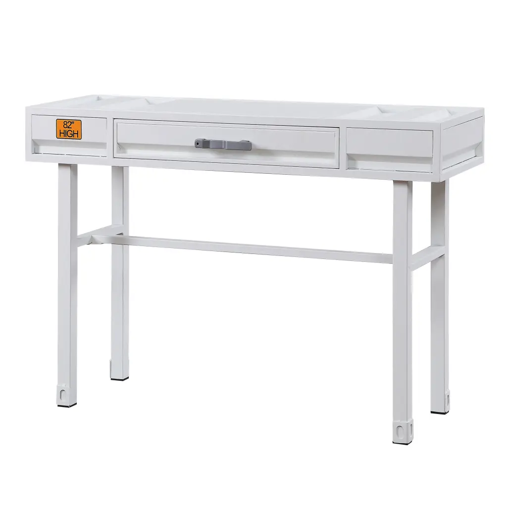 White Writing Desk 1 Drawer Stationery Rectangular Study Desk Home Office furniture max