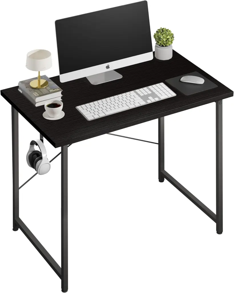 Small Space Writing Desk Headphone Hooks Modern Effortless Design w1134dhs